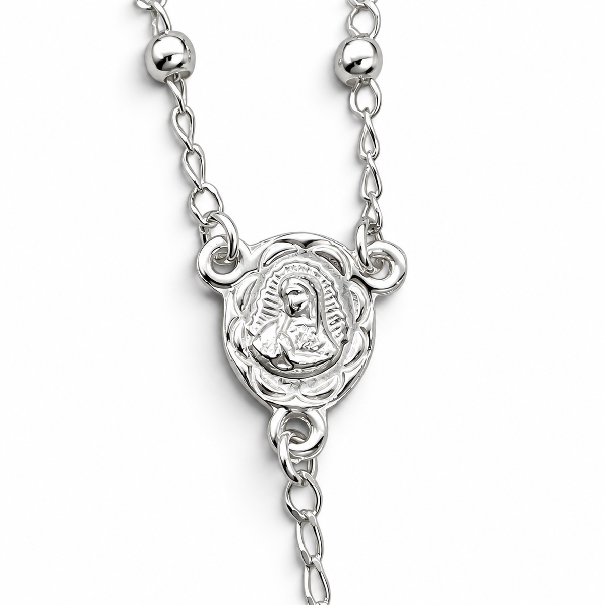 Rosario Facetado Plata Ley 925
