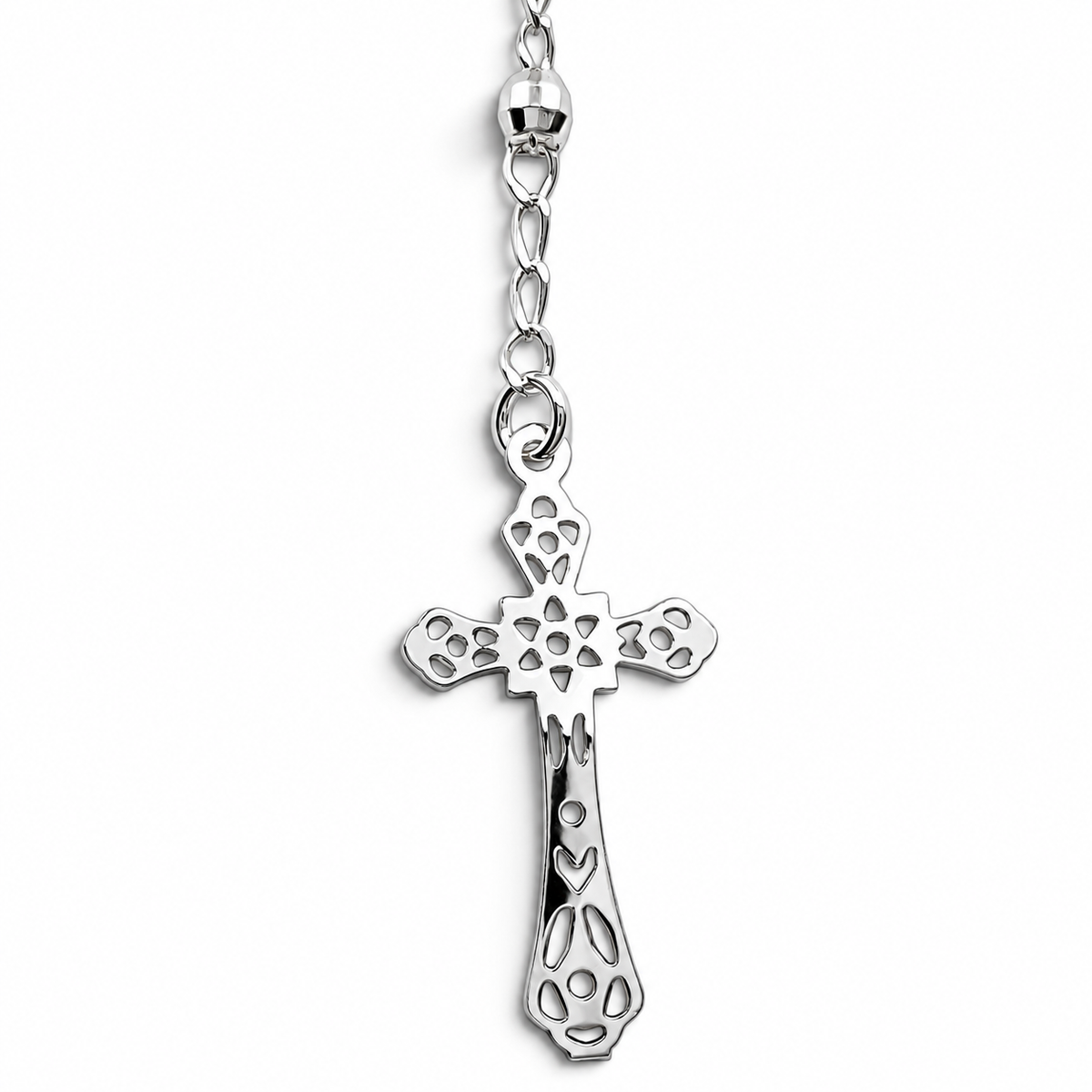 Rosario Facetado Plata Ley 925