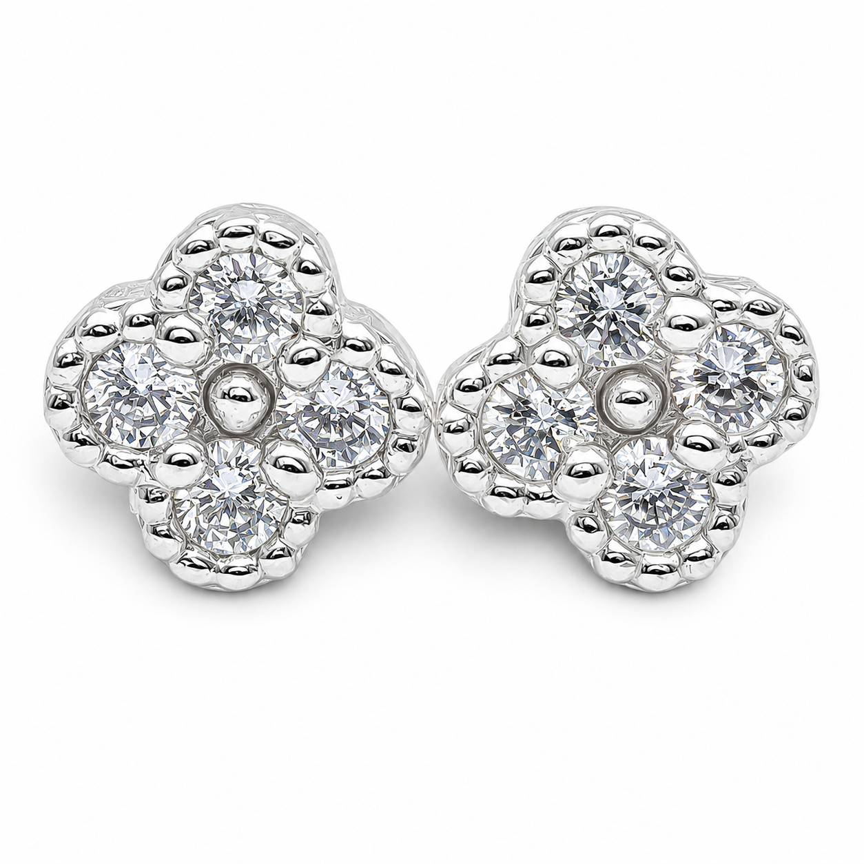 Broquel Van Zirconia Plata Ley 925