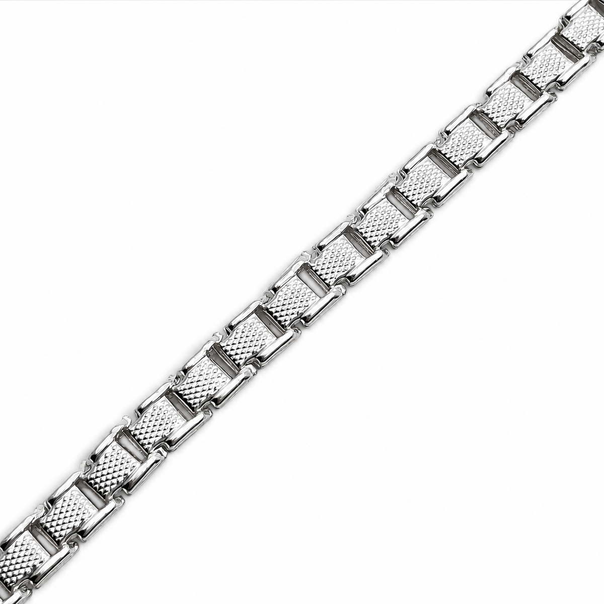 Pulso Corona 5mm Plata Ley 925