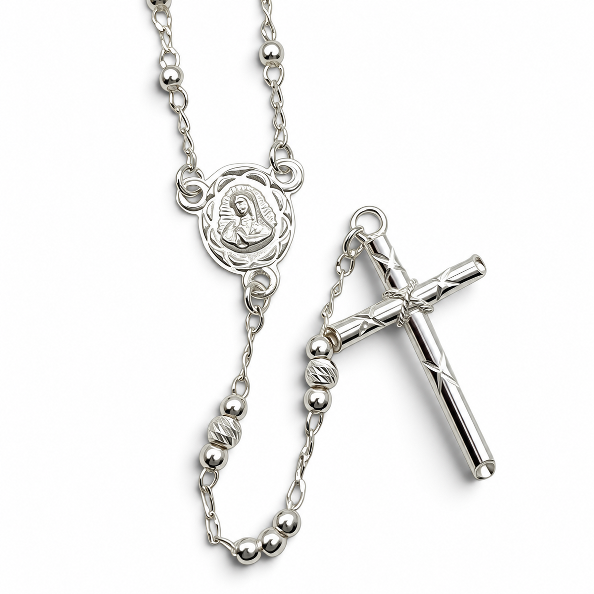Rosario Virgen Plata Ley 925