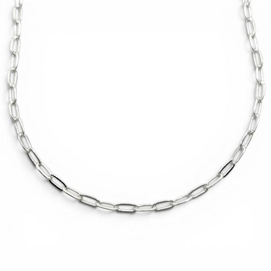 Cadena Eslabon 2mm Plata Ley 925