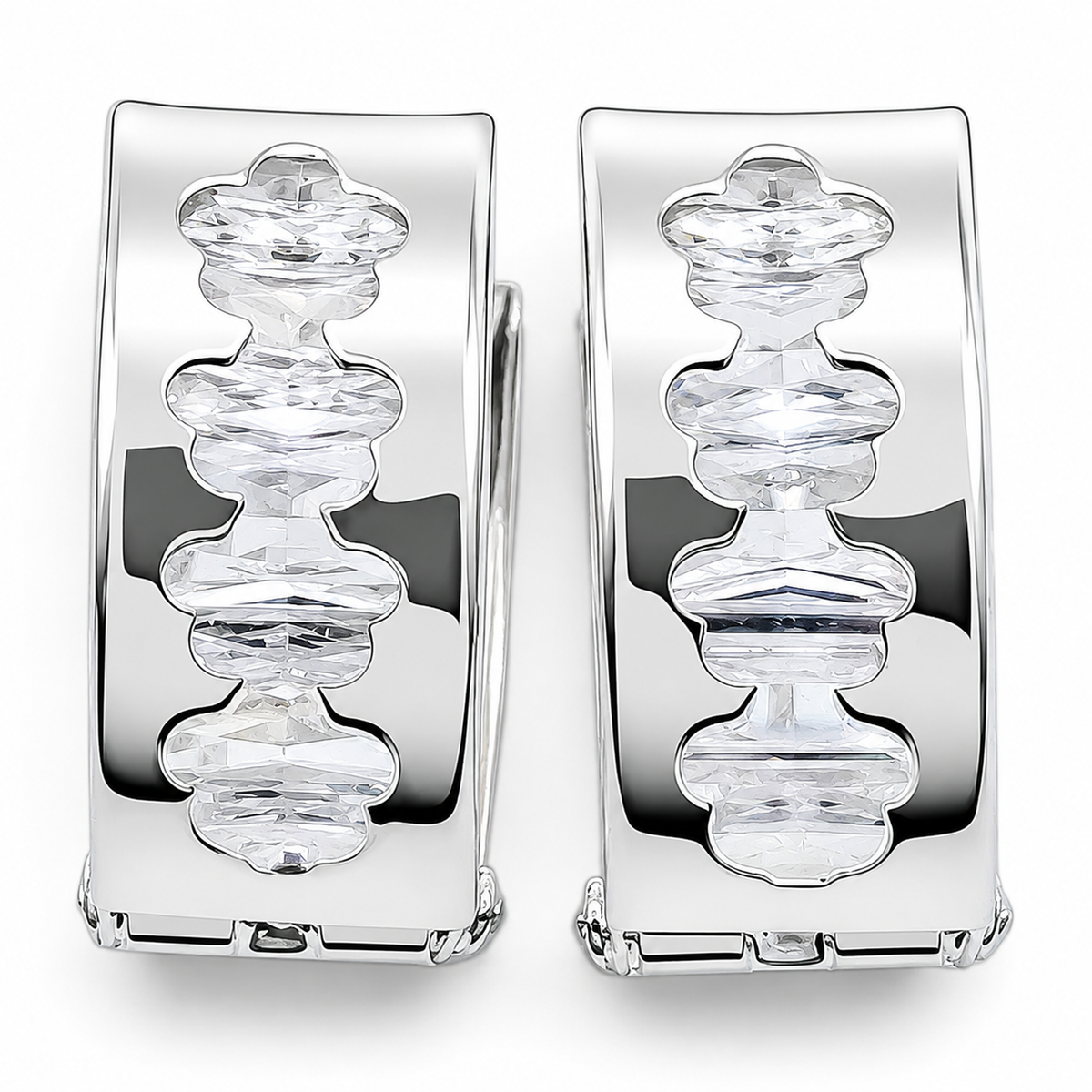 Hugguies Zirconia Plata Ley 925