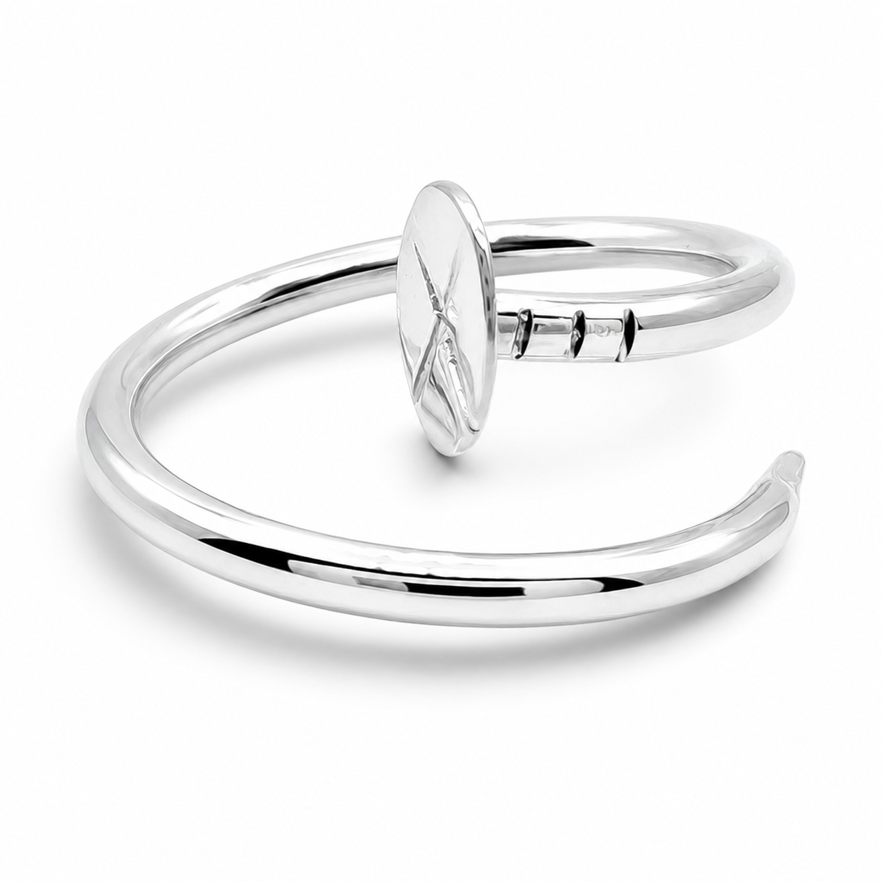 Anillo Clavo Ligero Plata Ley 925