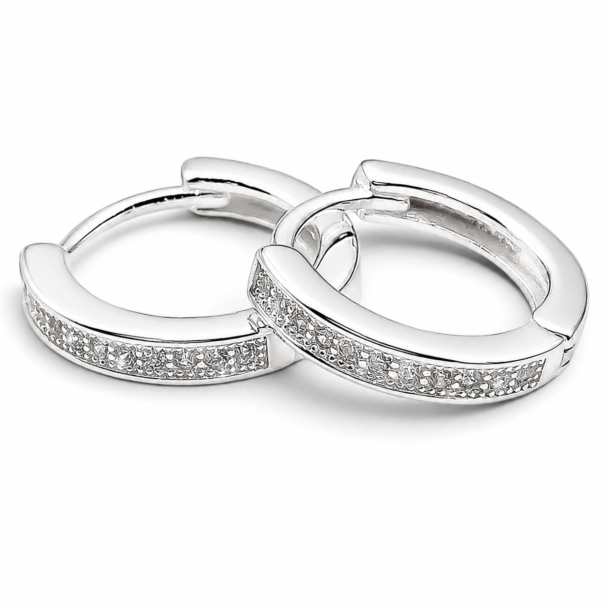 Hugguies Zirconia Plata Ley 925