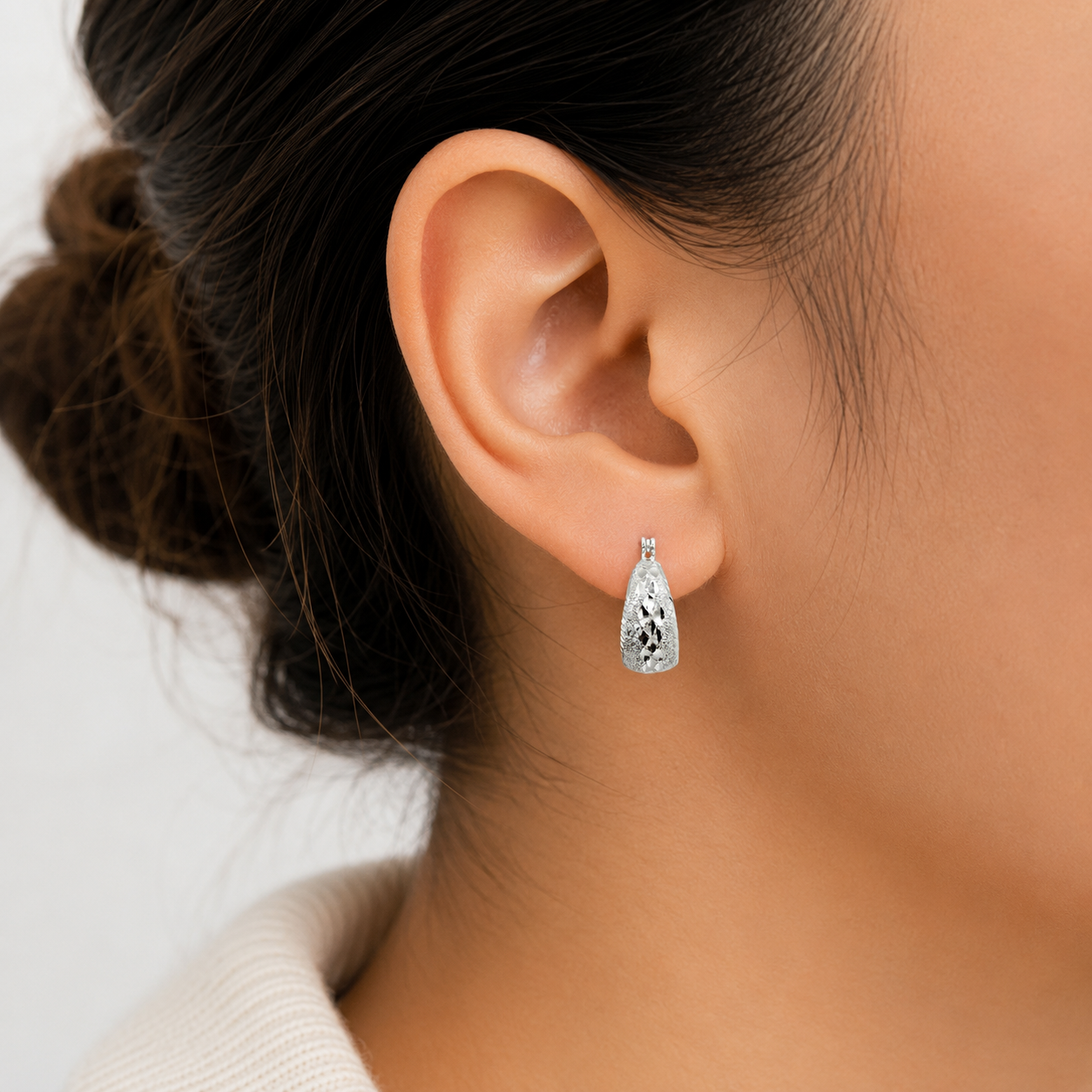 Arracada Plata Ley 925