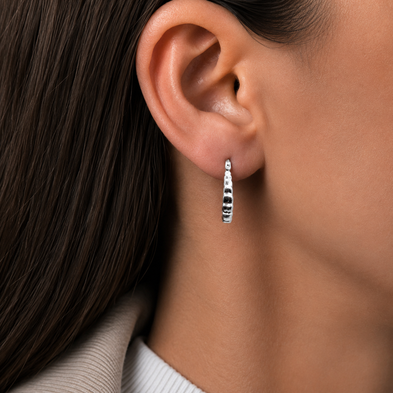 Arracada Plata Ley 925