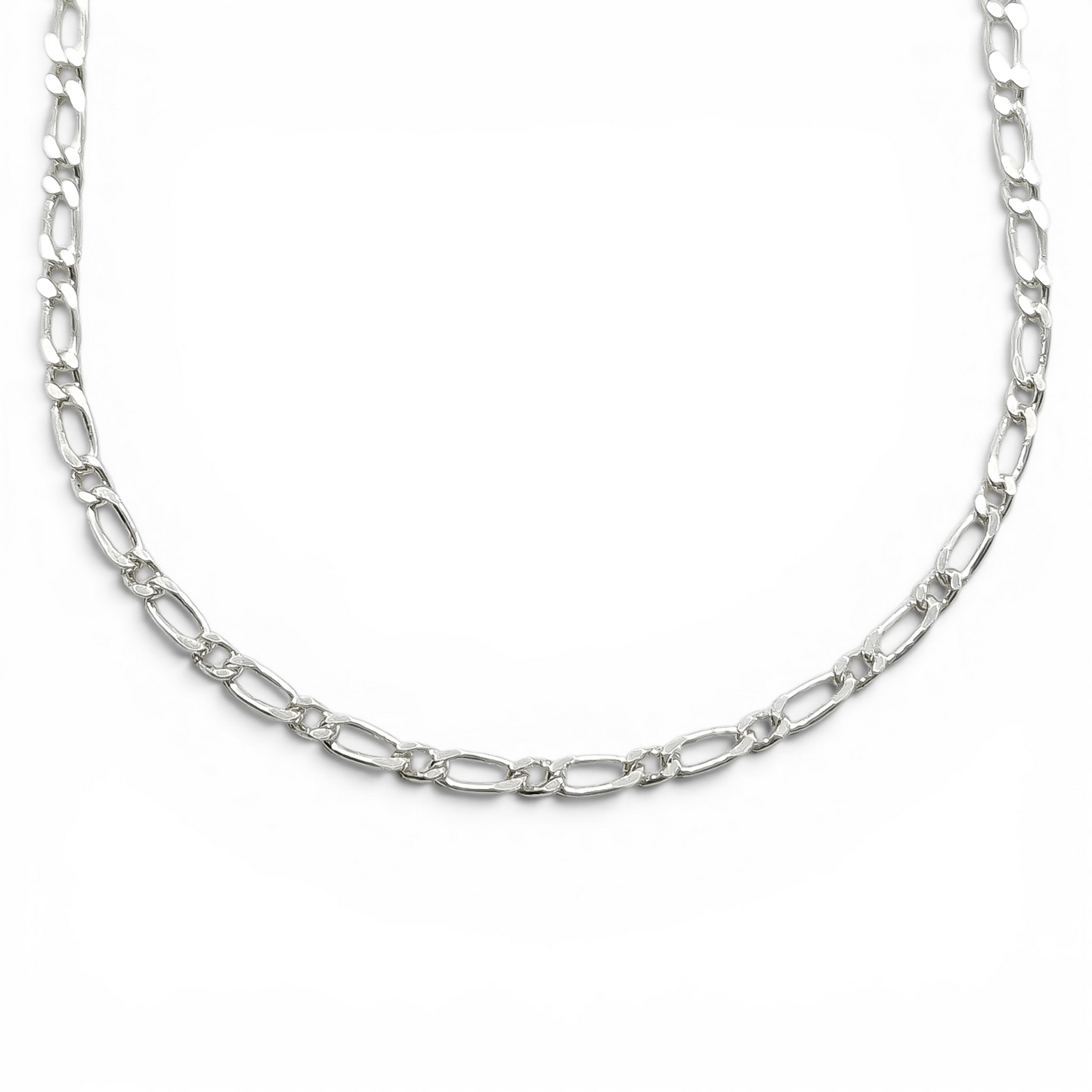 Cadena 1x1 2mm Plata Ley 925