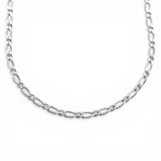 Cadena 1x1 2mm Plata Ley 925