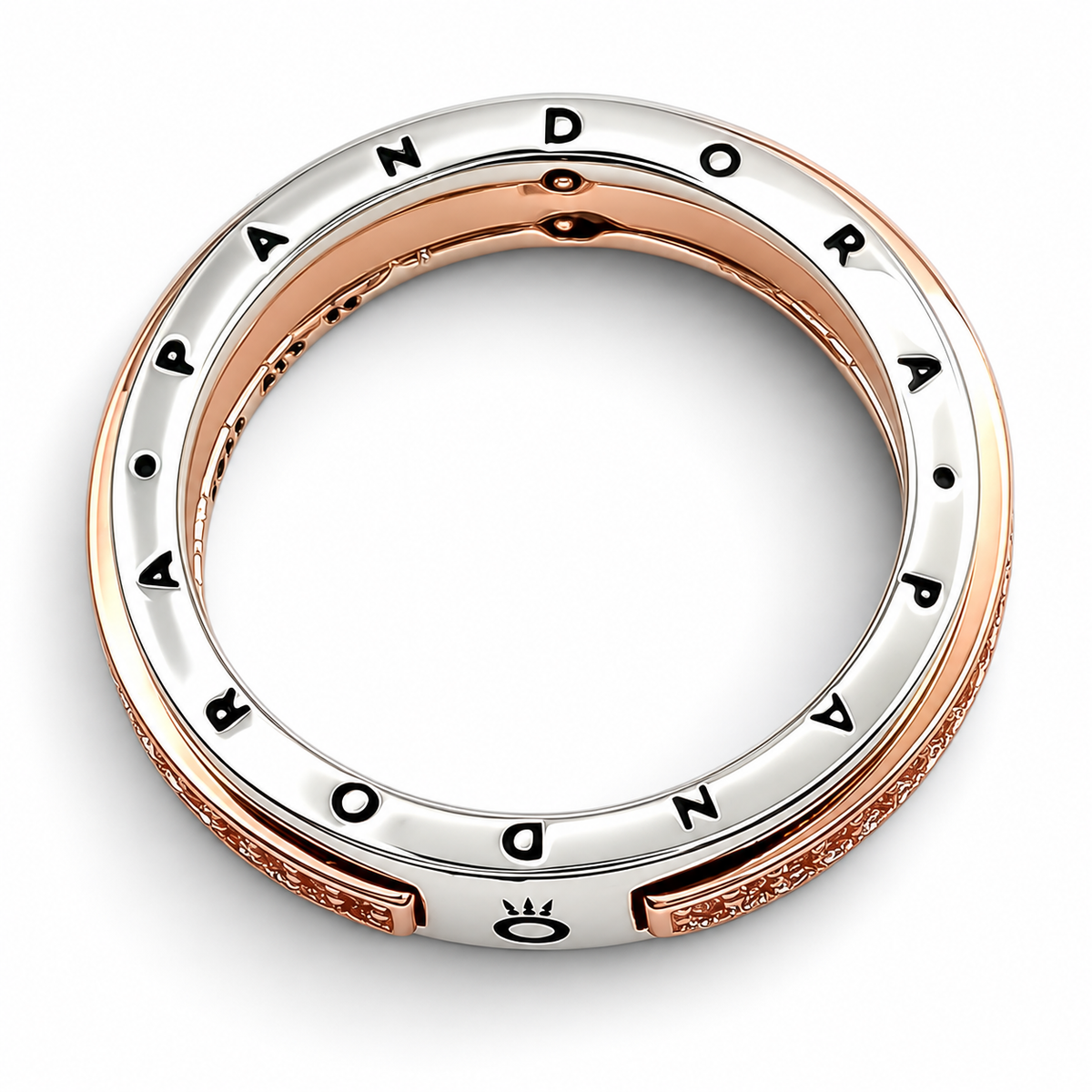 Anillo Rosa Pan Plata Ley 925