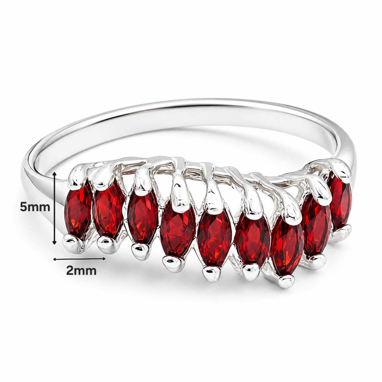 Anillo Semillas Rojo