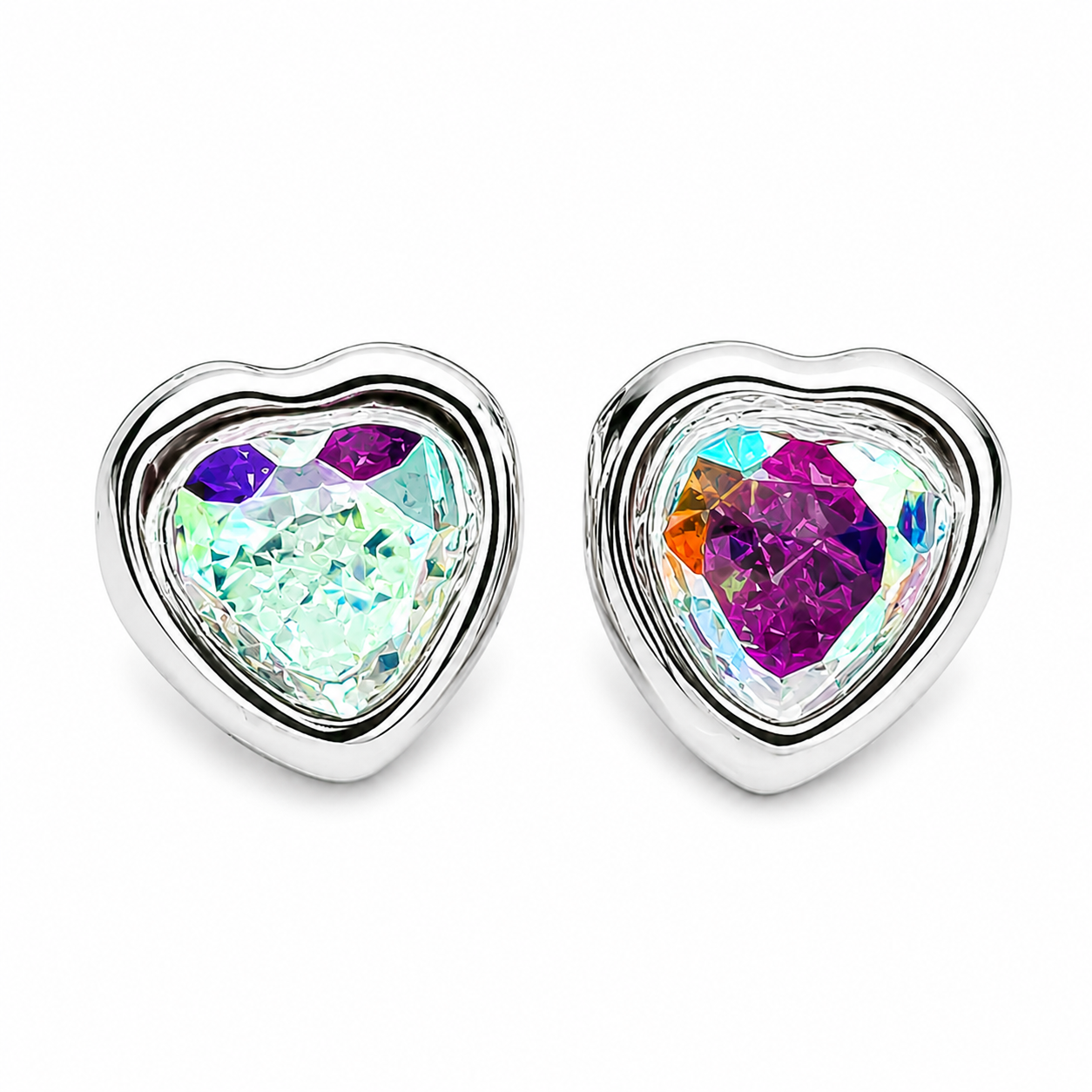 Broquel Corazoncito Plata Ley 925