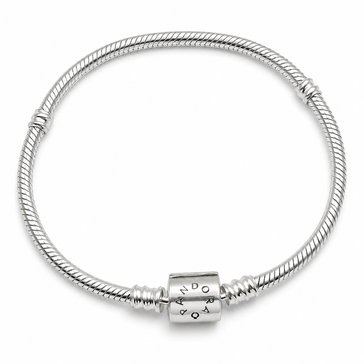 Pulsera Barril Pan 3mm Plata Ley 925