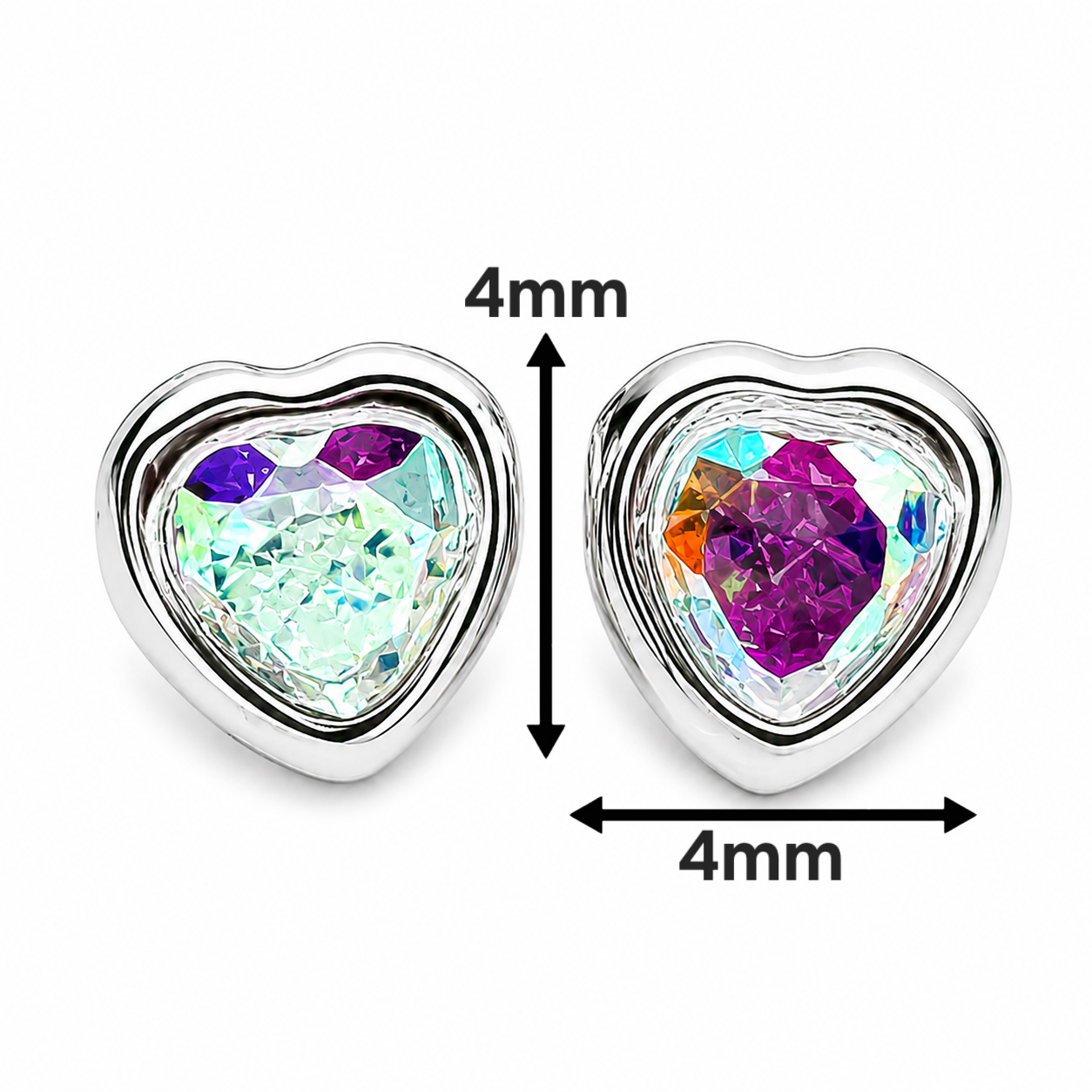 Broquel Corazoncito Plata Ley 925
