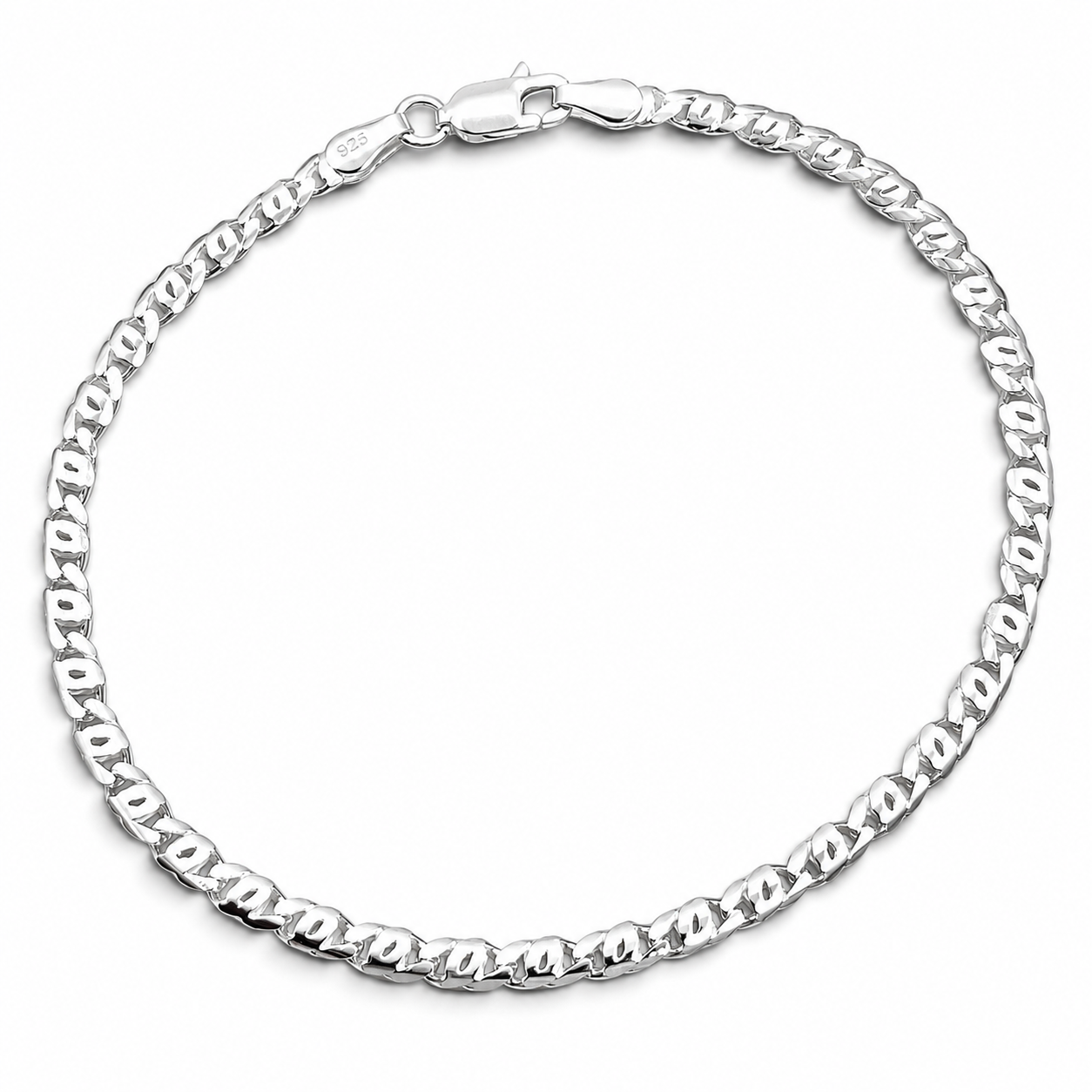 Pulso Egipcio 3mm Plata Ley 925