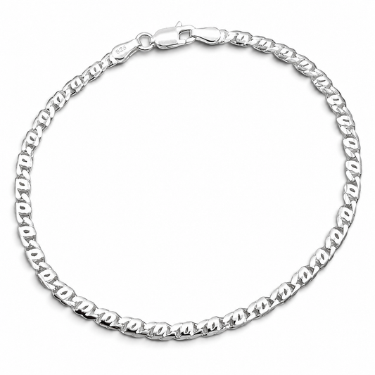 Pulso Egipcio 3mm Plata Ley 925