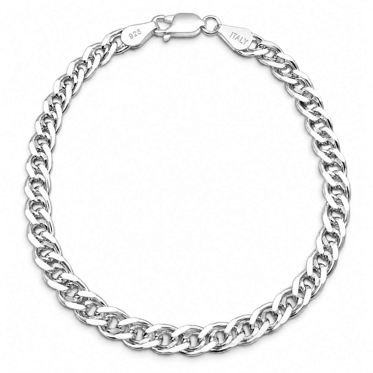 Pulso 5mm Plata Ley 925