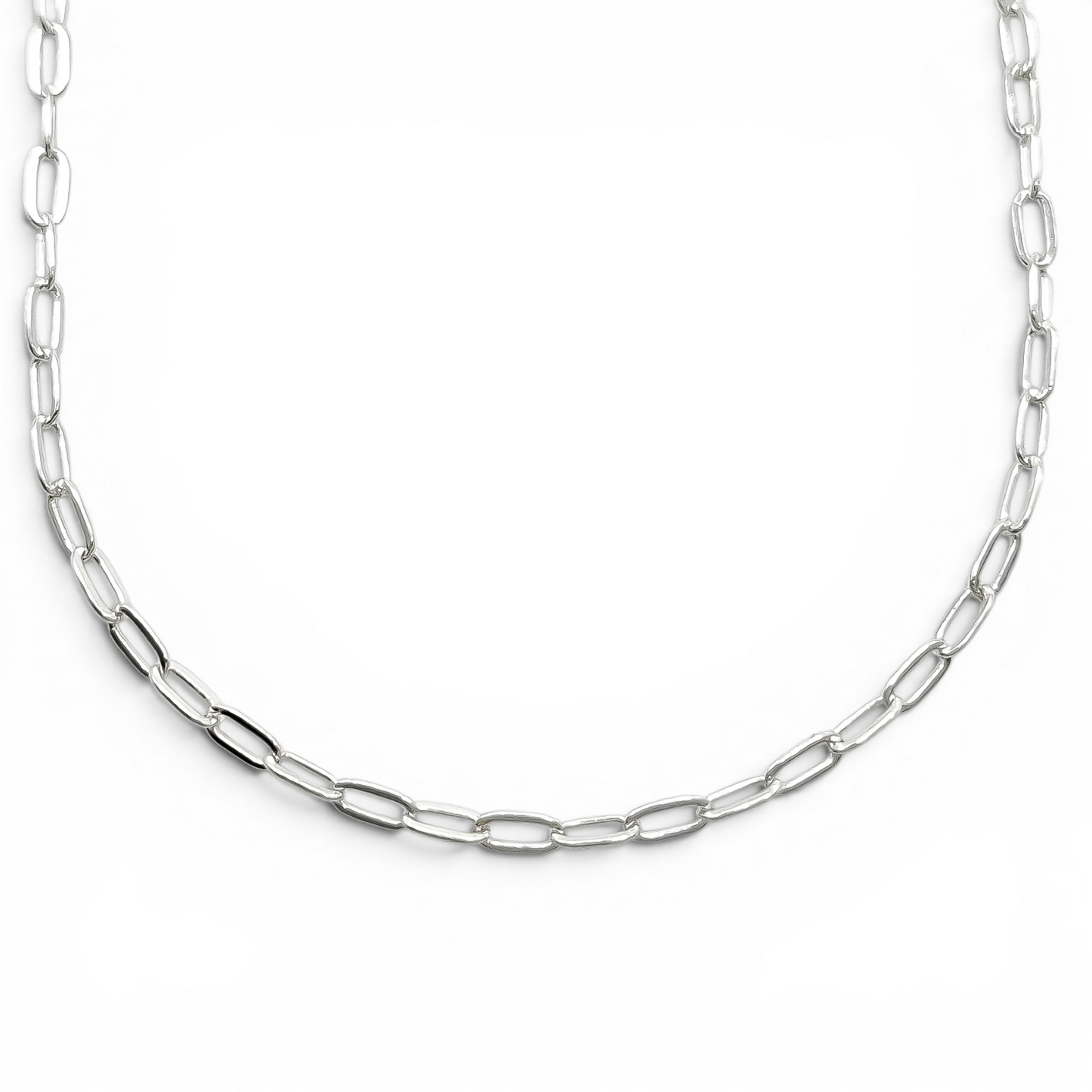 Cadena Clip 2mm Plata Ley 925
