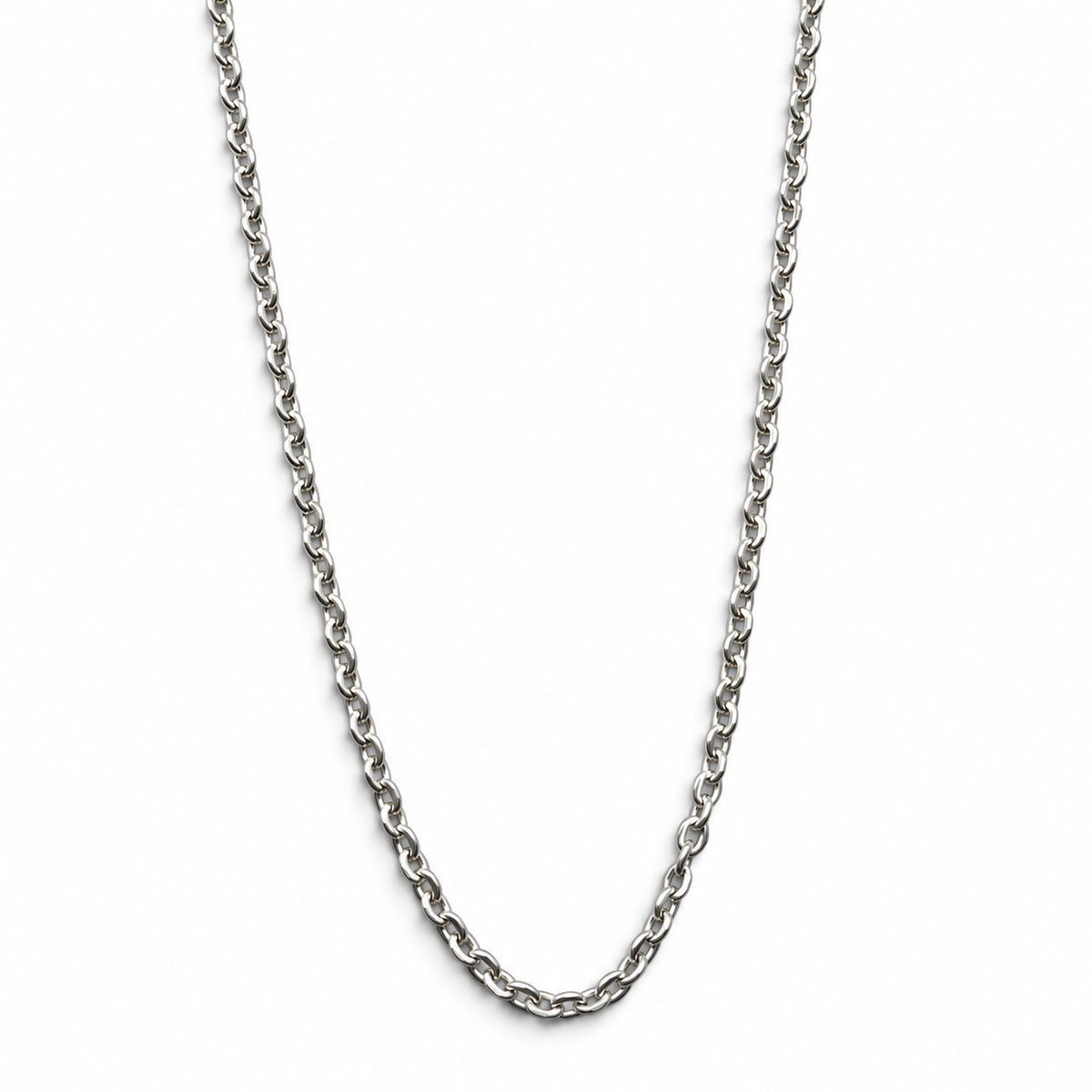 Cadena Ligerita 1mm Plata Ley 925