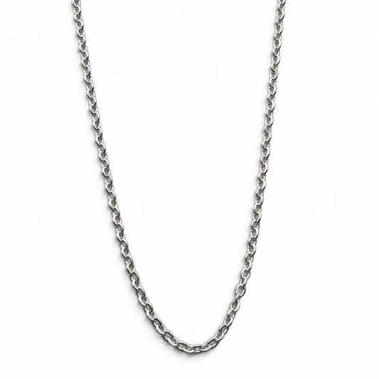 Cadena Ligerita 1mm Plata Ley 925