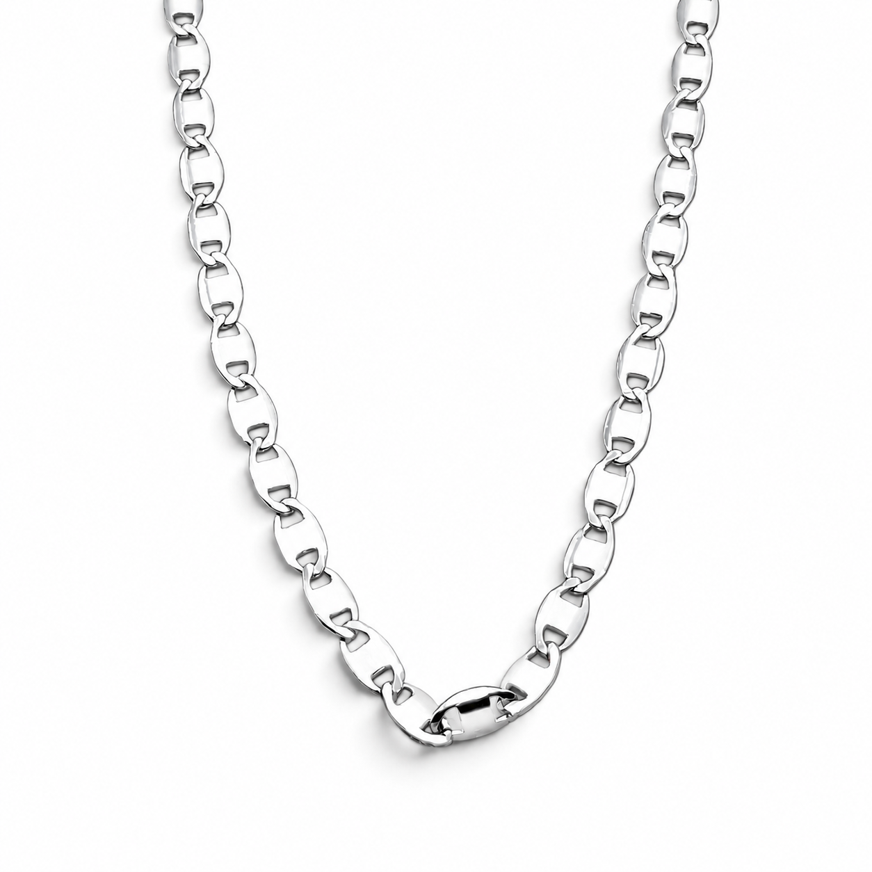 Cadena Planchada Lisa 2mm Plata Ley 925