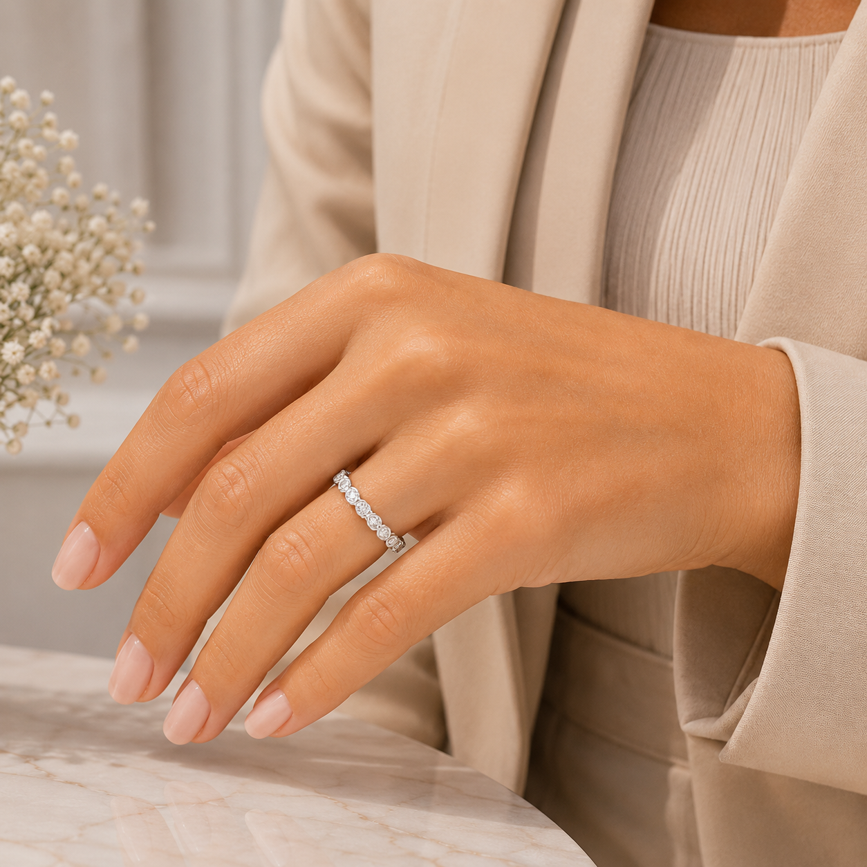 Anillo Zirconias
