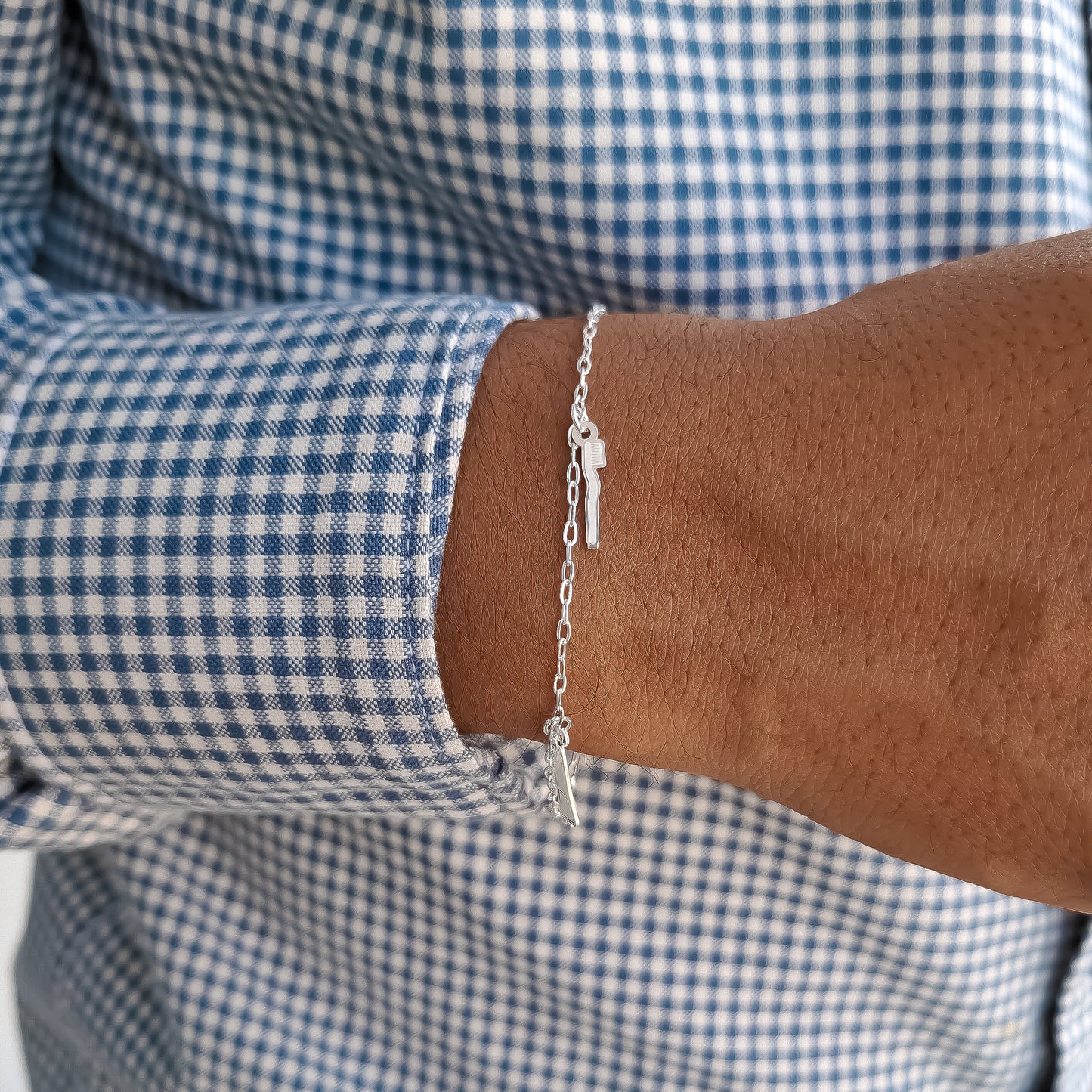 Pulsera Dentista Plata Ley 925