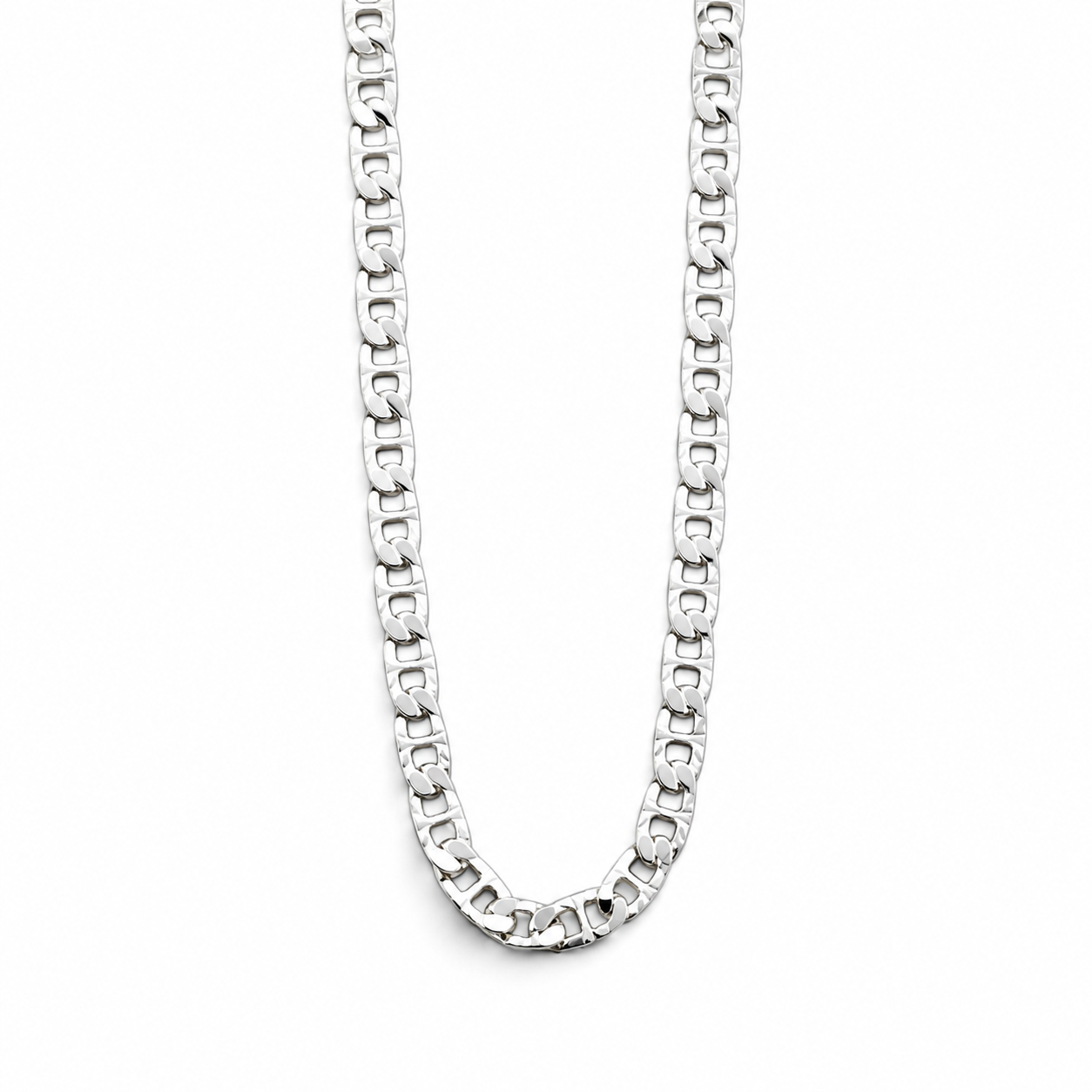Cadena Escalera 2mm Plata Ley 925