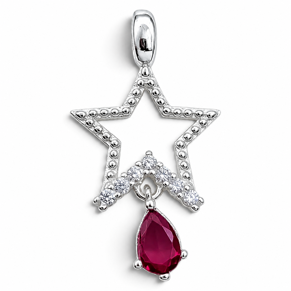 Dije Estrella Fiusha Plata Ley 925