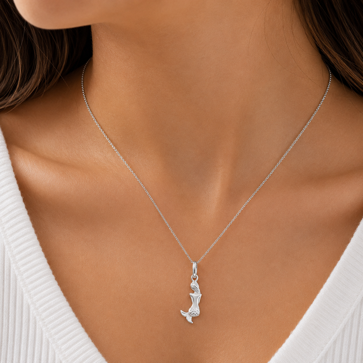 Dije Sirena Plata Ley 925