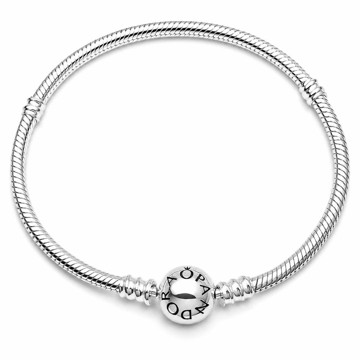 Pulsera Pan 3mm Plata Ley 925