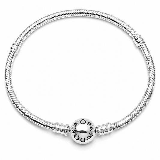 Pulsera Pan 3mm Plata Ley 925