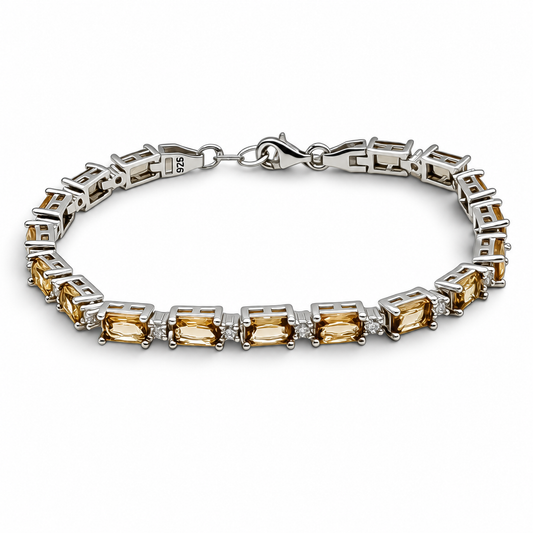 Pulsera Zultanita Zirconia Plata Ley 925