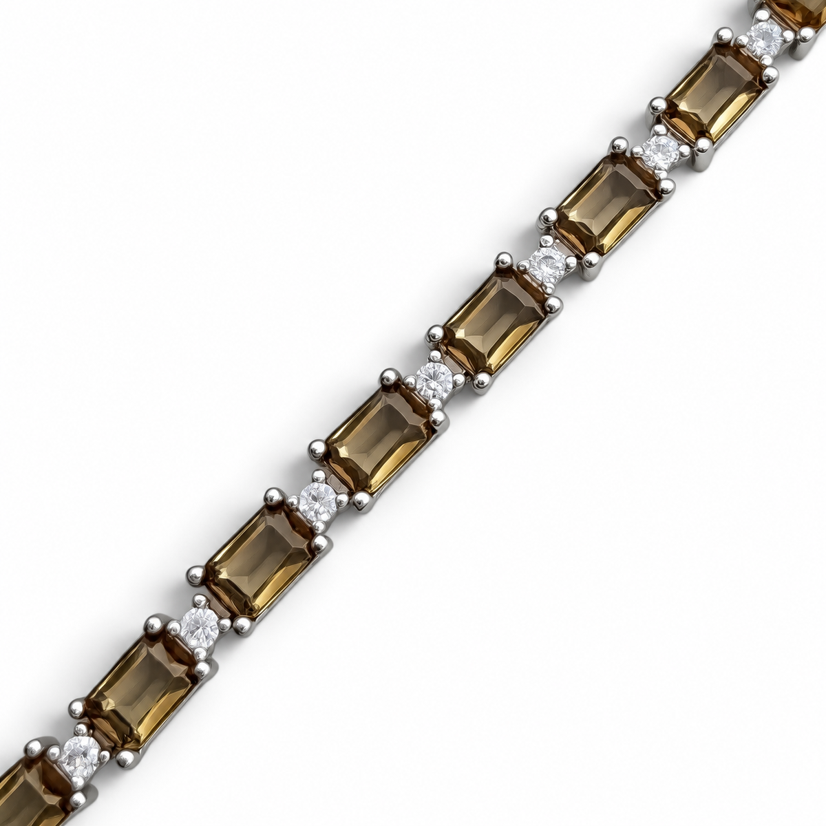 Pulsera Zultanita Zirconia Plata Ley 925