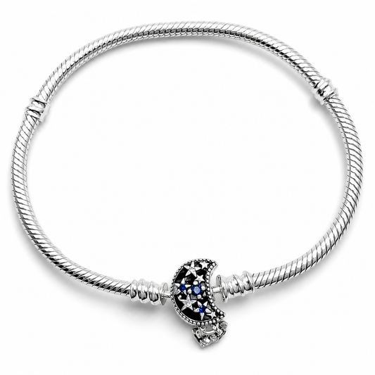 Pulsera Luna Pan 3mm Plata Ley 925