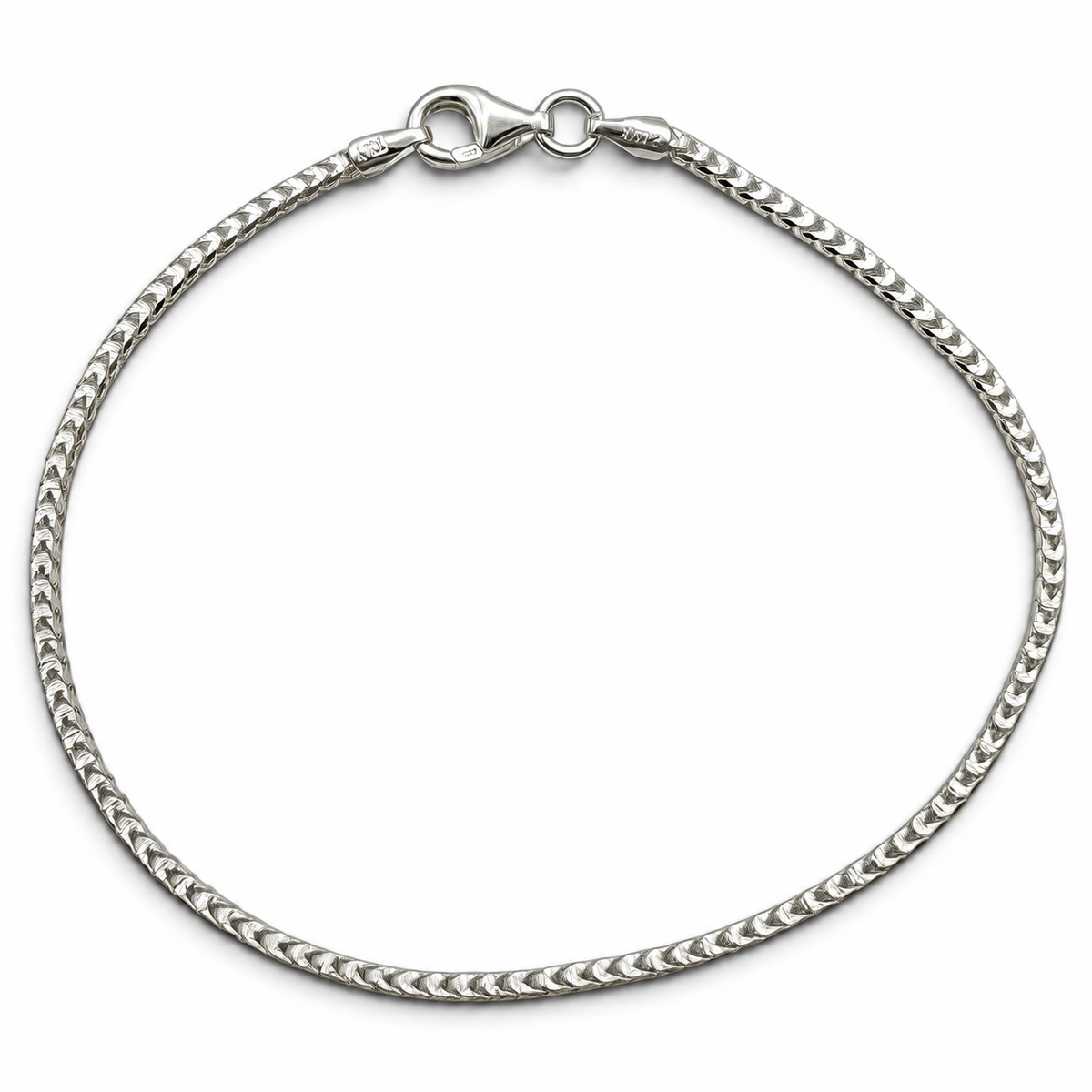 Pulsera Cuadrada Plata Ley 925