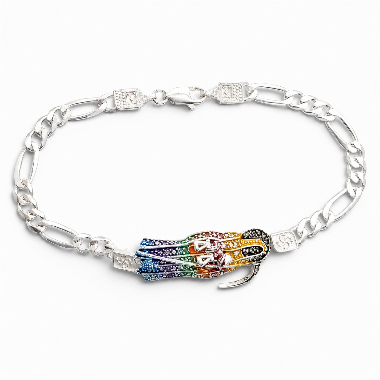 Esclava Santa Muerte Multicolor 5mm