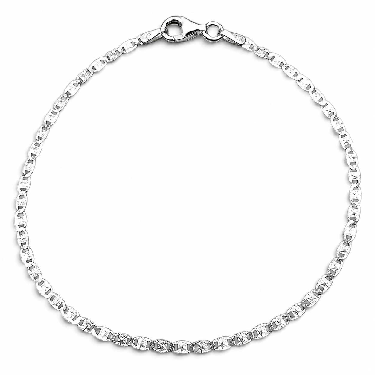 Pulsera Planchada Plata Ley 925