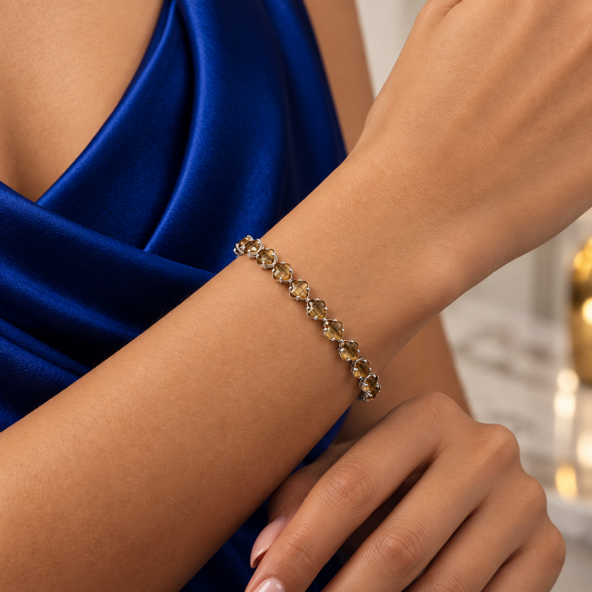 Pulsera Zultanita Plata Ley 925
