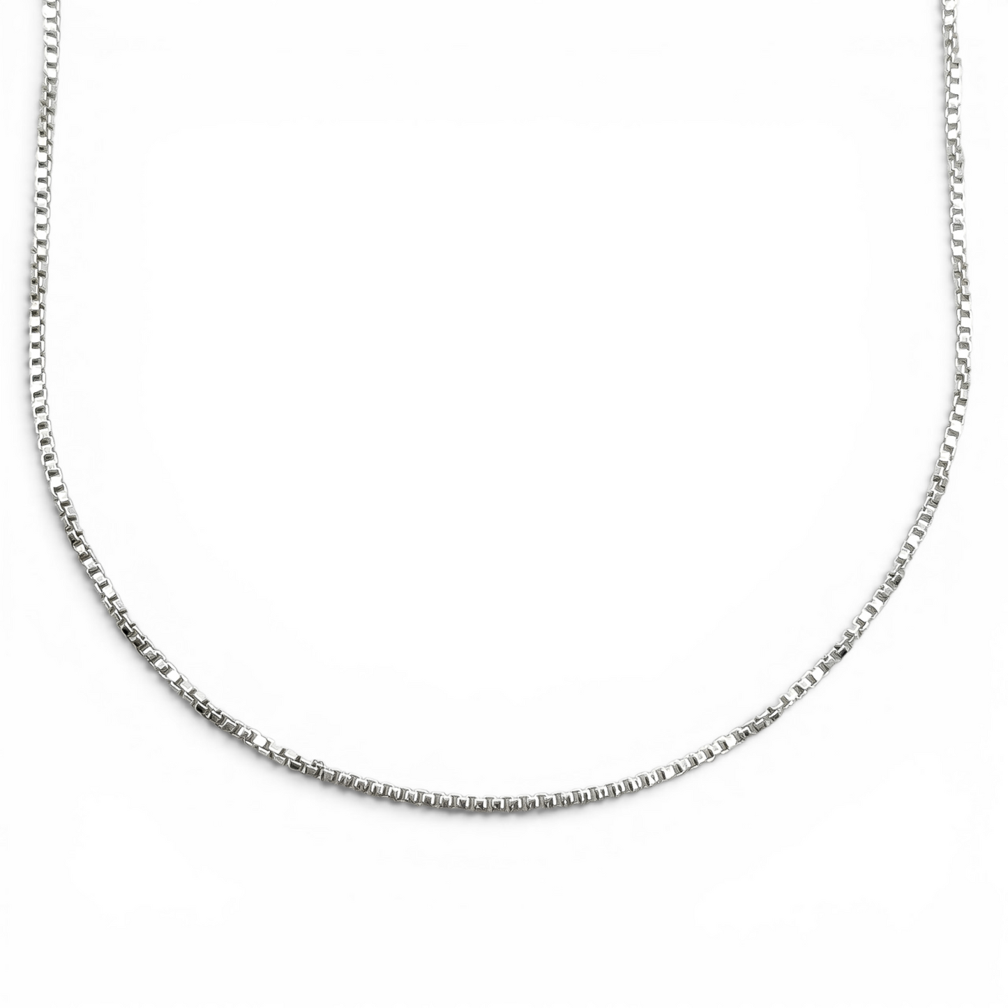 Cadena Ligera 1mm Plata Ley 925