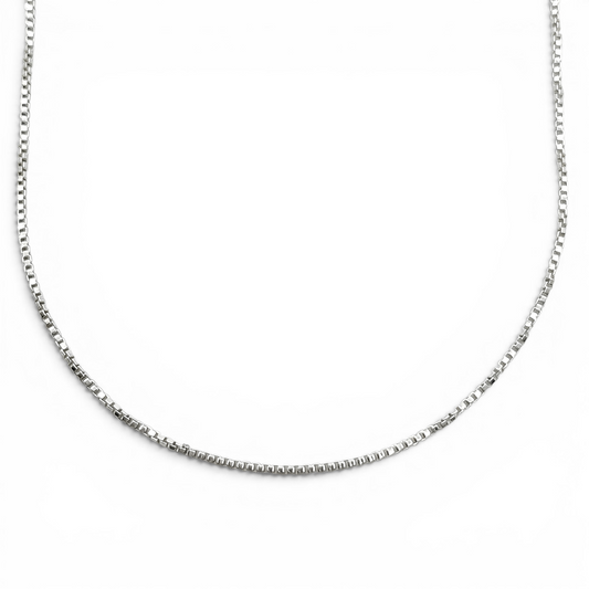 Cadena Ligera 1mm Plata Ley 925