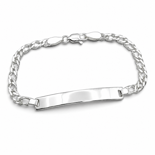 Esclava Doble 4mm Plata Ley 925