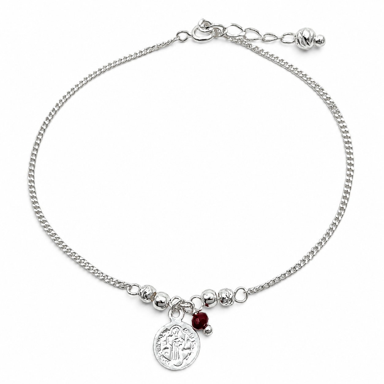 Pulsera San Benito Plata Ley 925