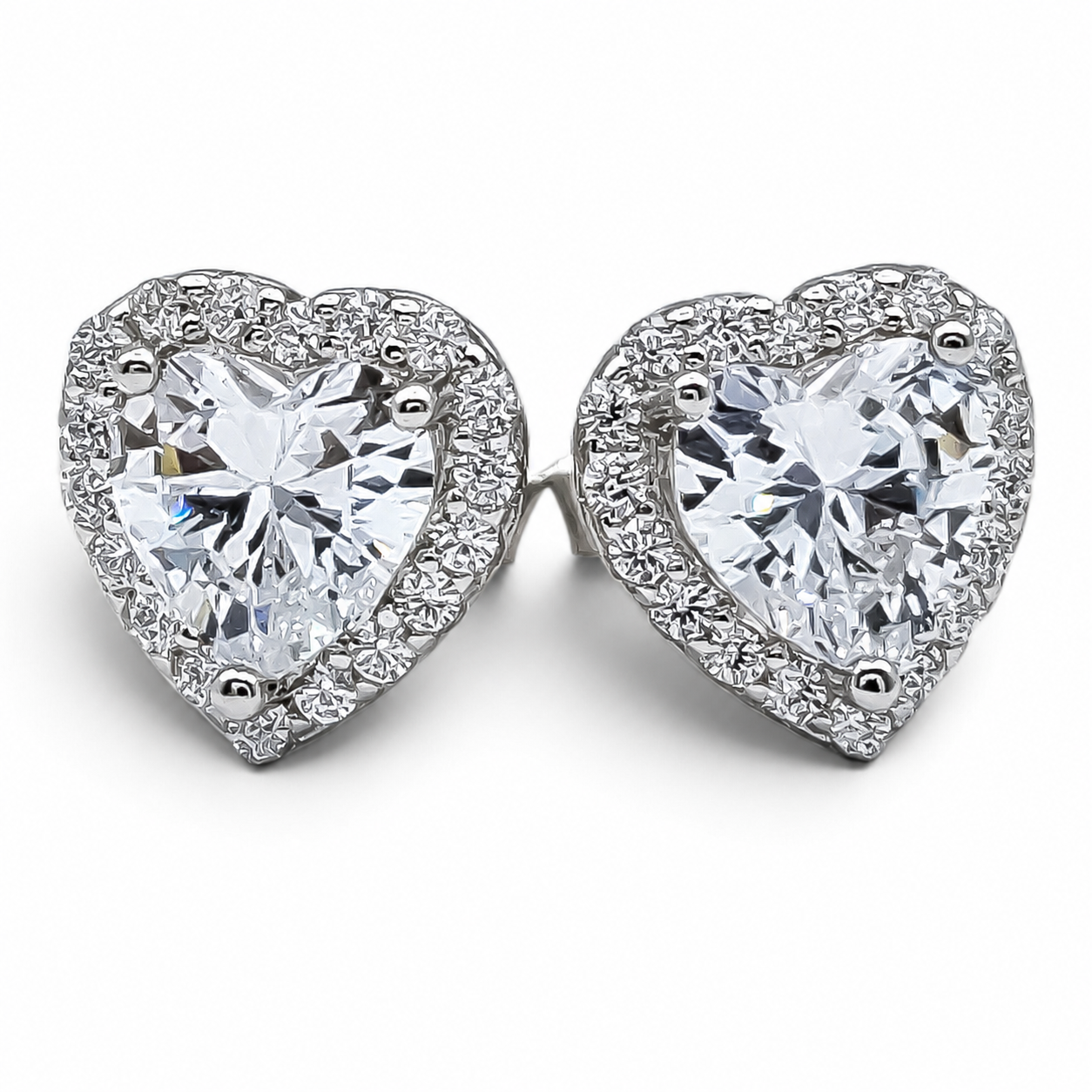 Arete Corazon Zirconia Plata Ley 925