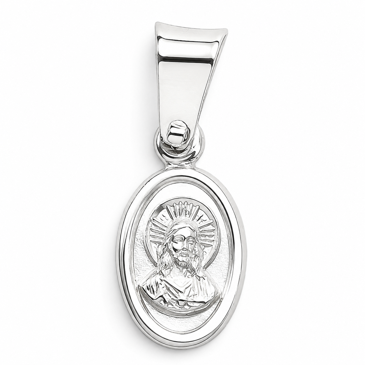 Dije Medalla Virgen Plata Ley 925