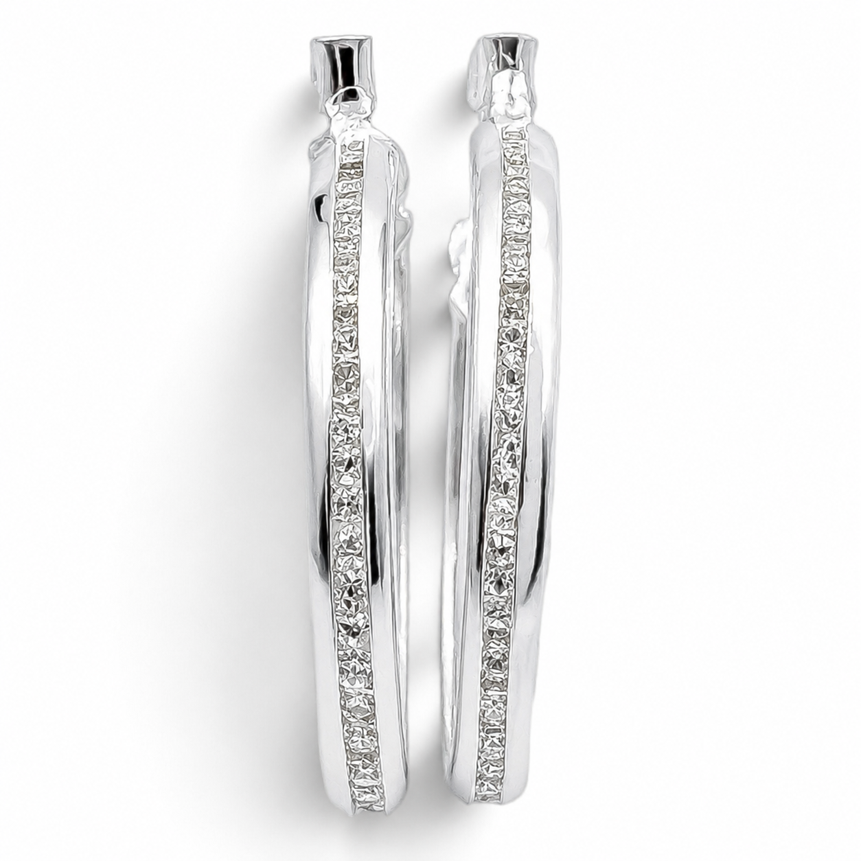 Arracada Chica Zirconia Plata Ley 925