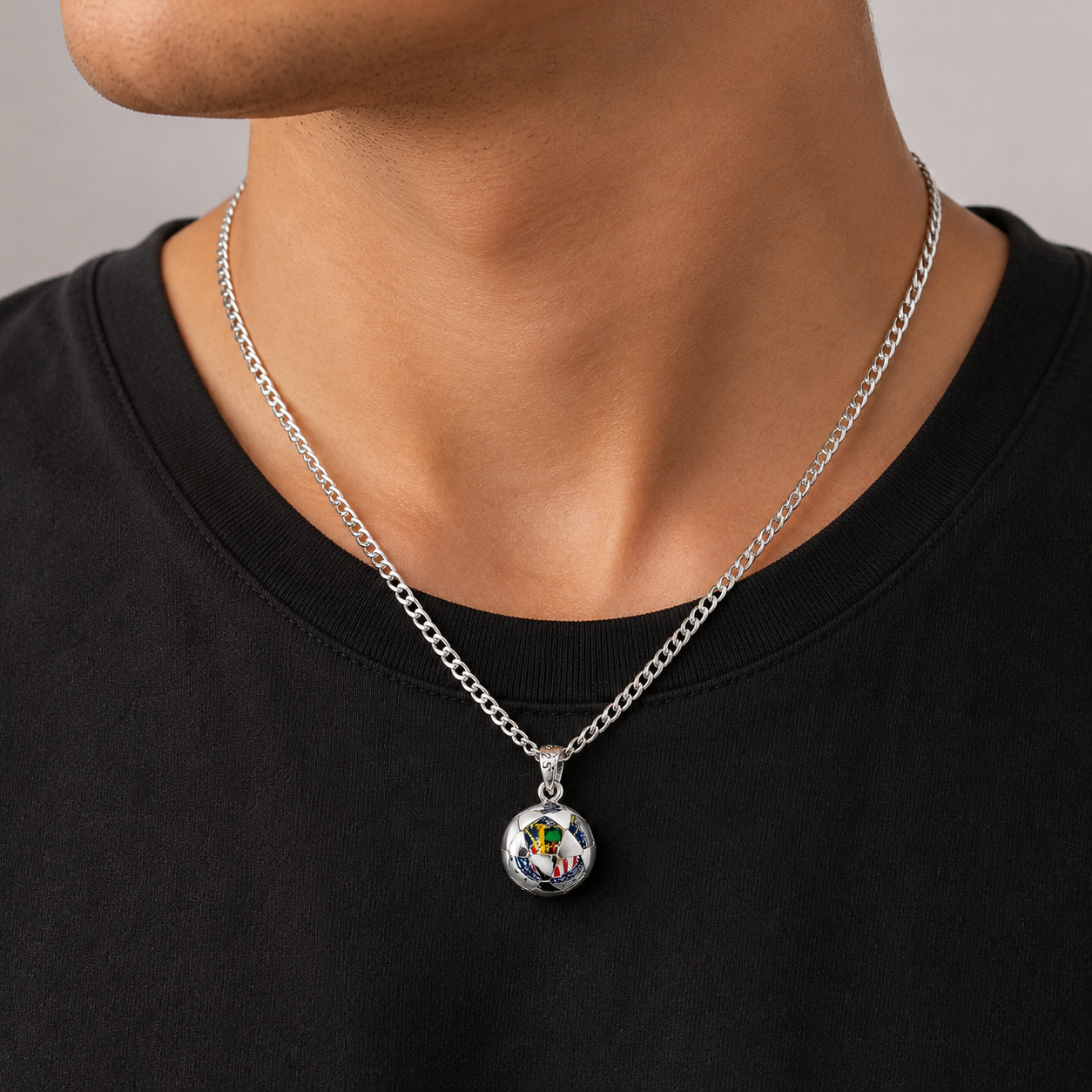 Dije Balon Chivas Plata Ley 925