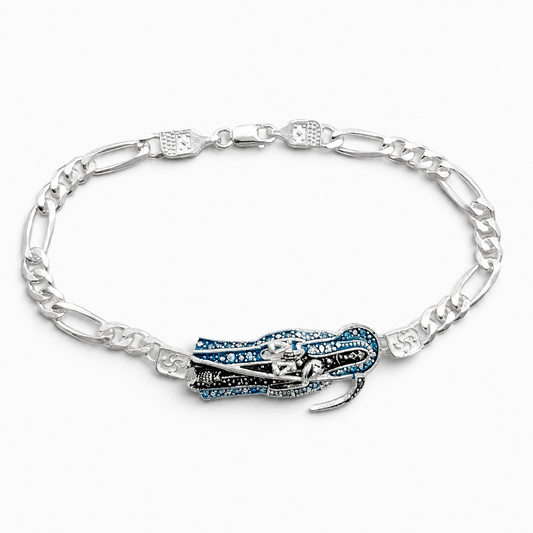 Esclava Santa Muerte Azul 5mm