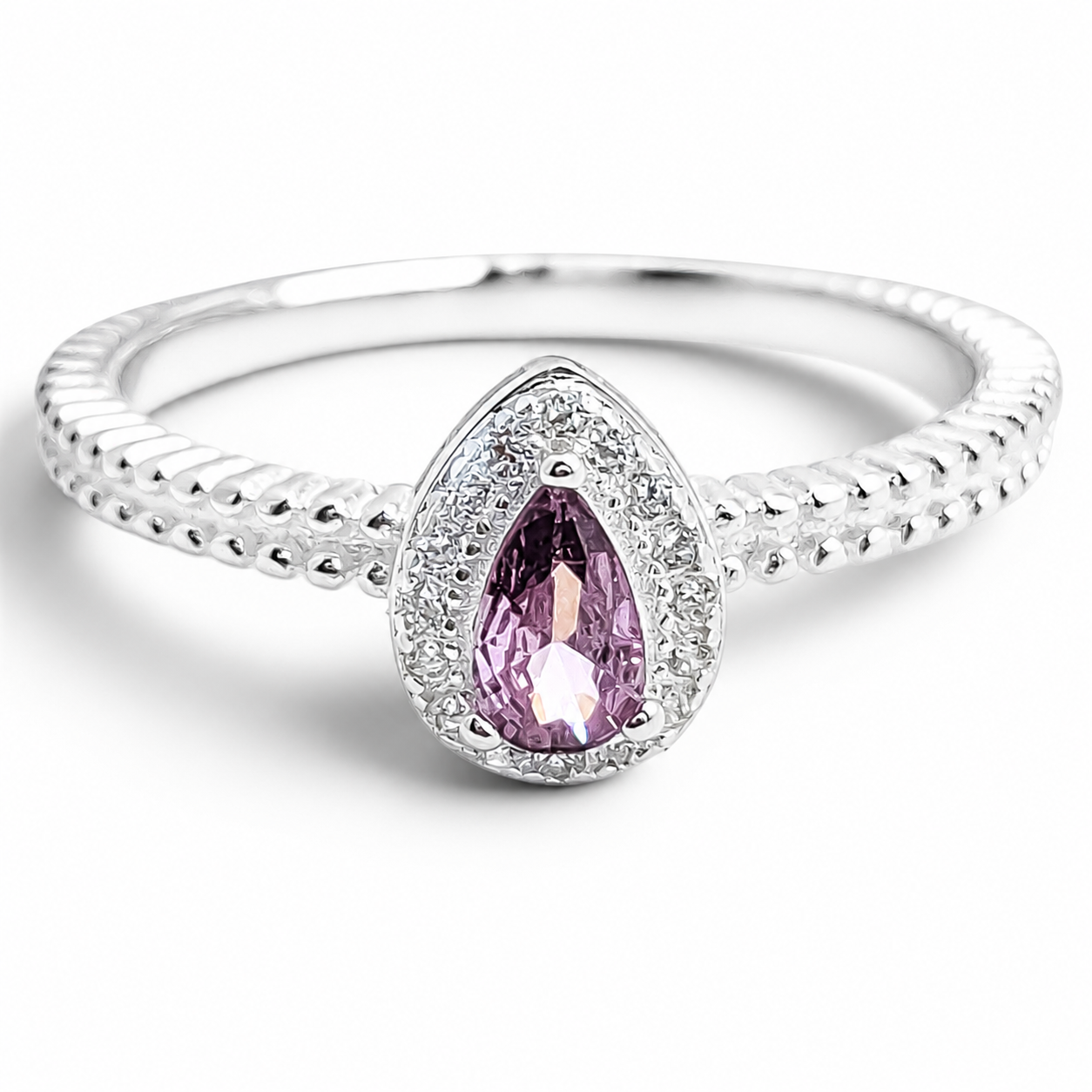 Anillo Gota Lila