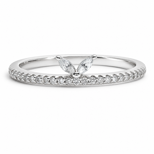 Anillo Zirconia Plata Ley 925